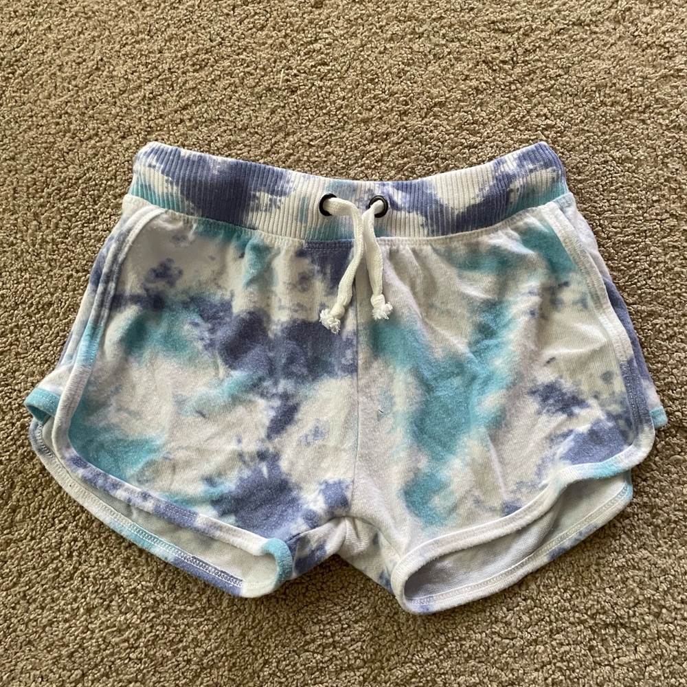 Girls Vintage Havana soft tie dye shorts with pockets, size 16, xl